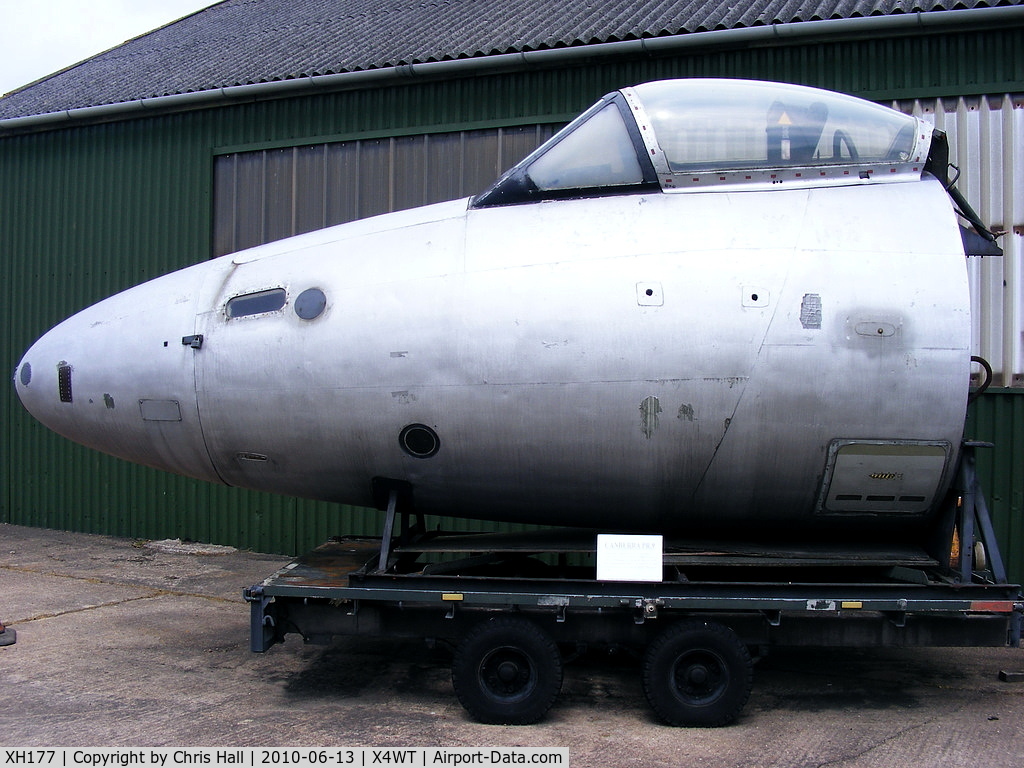 XH177, 1960 English Electric Canberra PR.9 C/N SH1741, at the Newark Air Museum