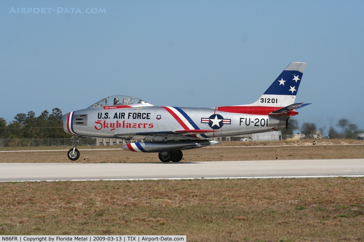 N86FR, 1952 North American F-86F Sabre C/N 191-655, F-86F