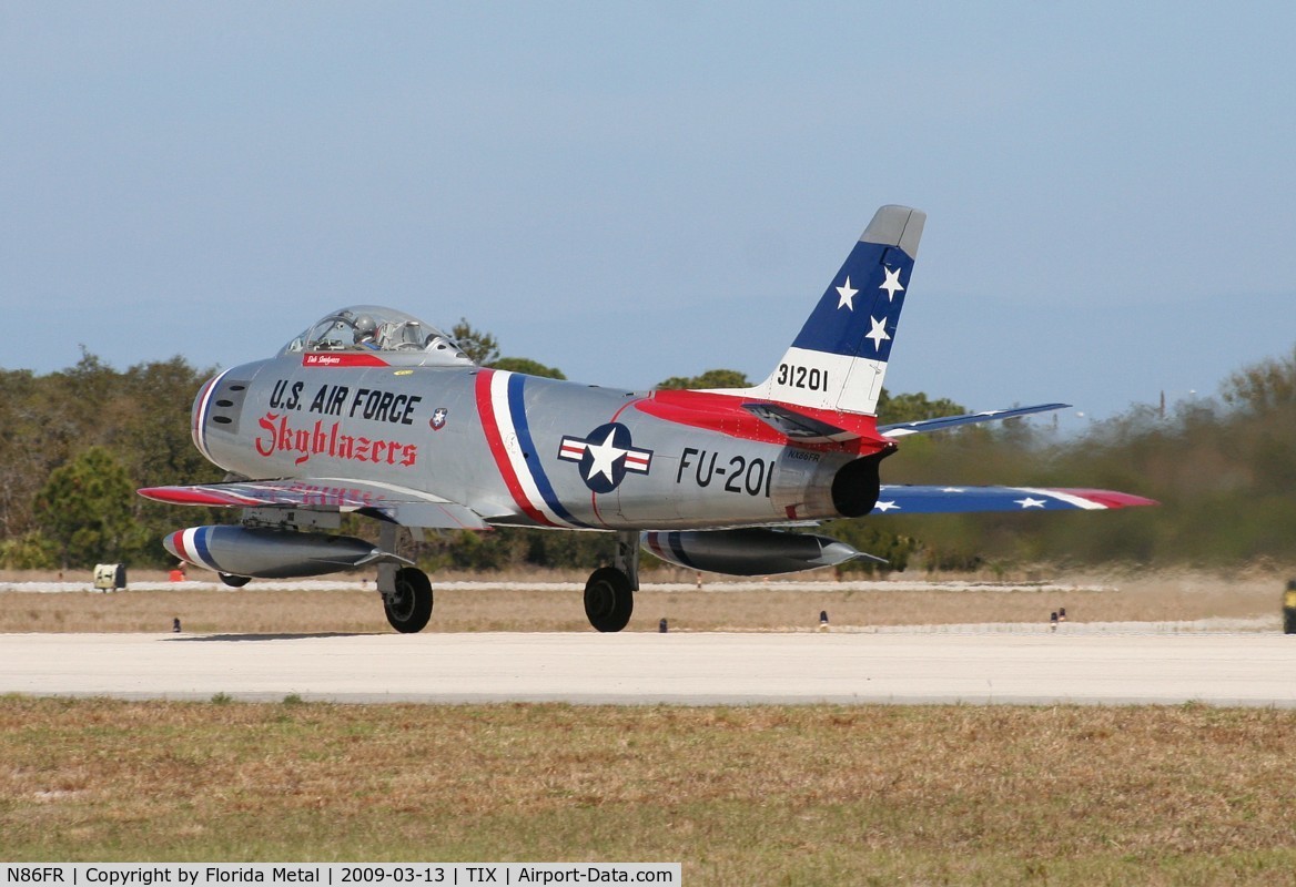 N86FR, 1952 North American F-86F Sabre C/N 191-655, F-86F