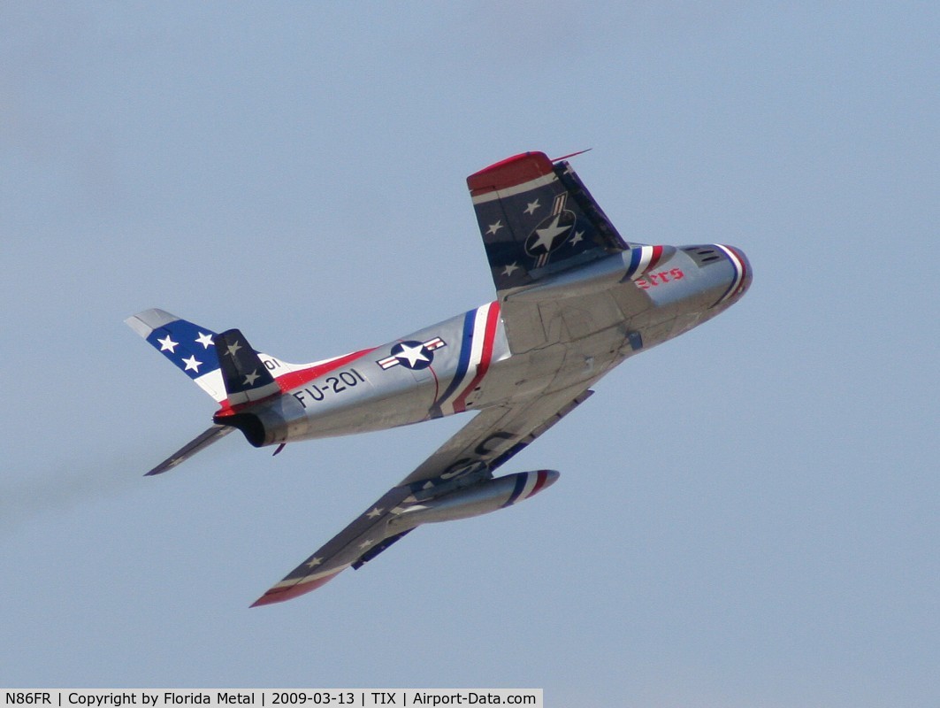 N86FR, 1952 North American F-86F Sabre C/N 191-655, F-86F