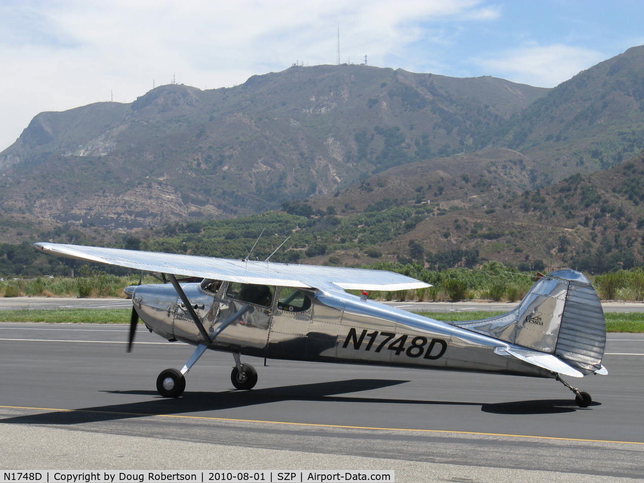 N1748D, 1951 Cessna 170A C/N 20191, 1951 Cessna 170A, Continental C145 145 Hp, taxi back