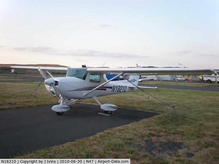 N18210, 1972 Cessna 150L C/N 15073865, N18210 with New Paint, The old peeled off.