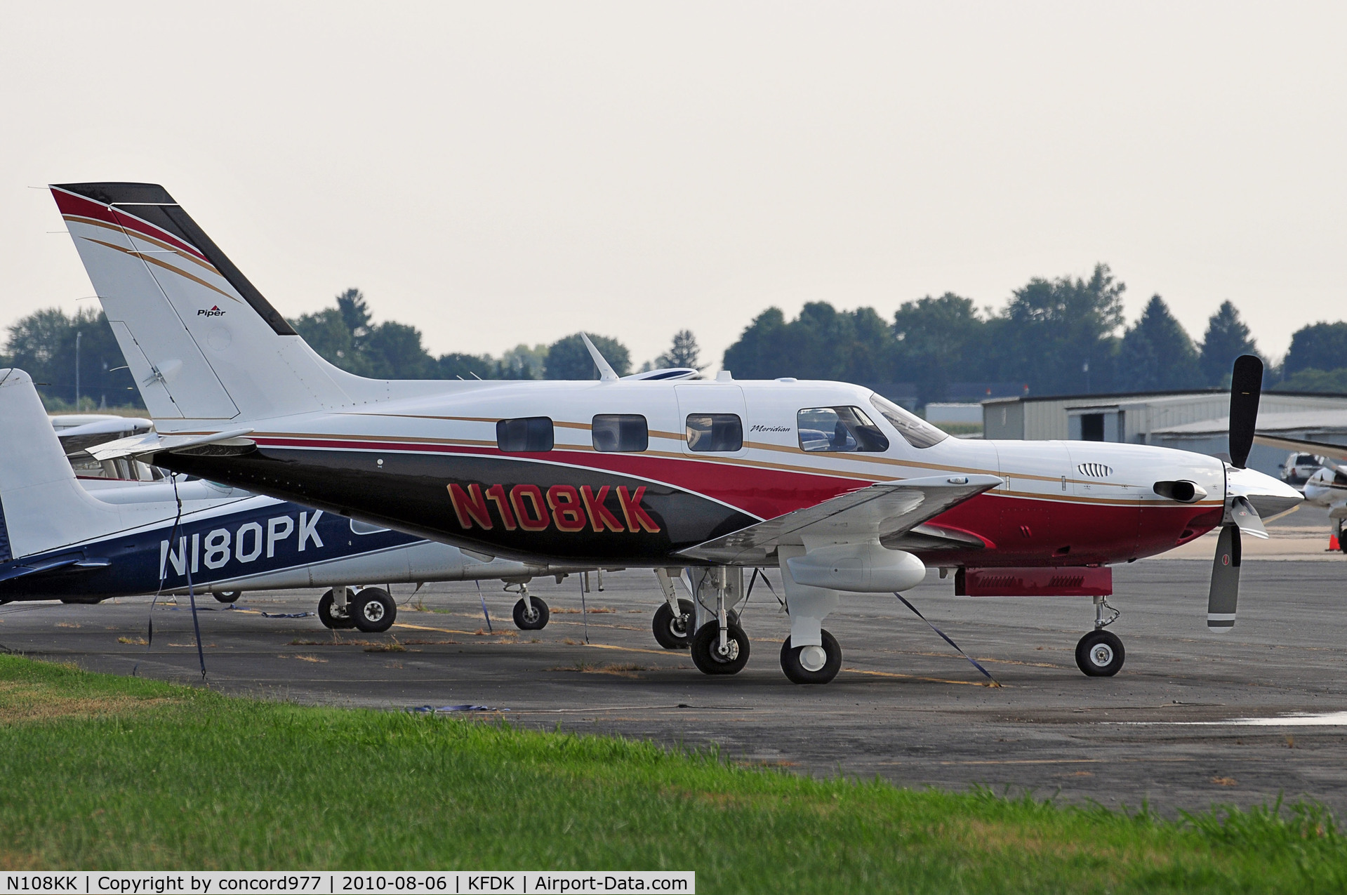 N108KK, Piper PA-46-500TP C/N 4697424, Seen at KFDK on 8/6/2010