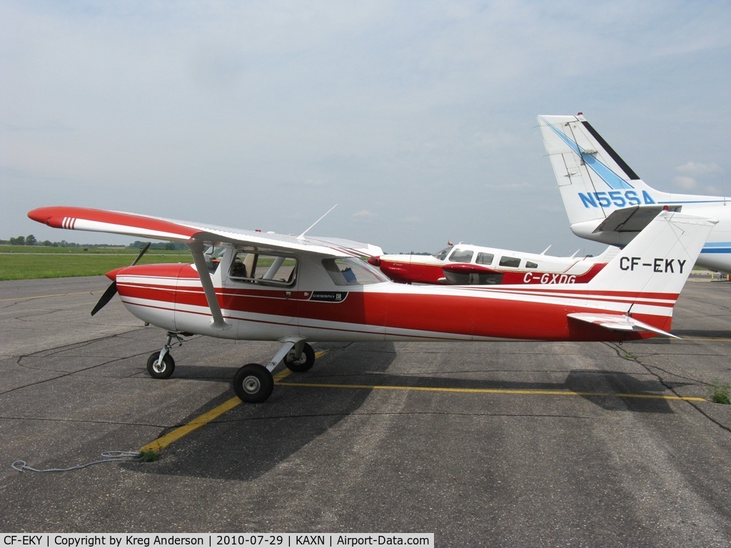 CF-EKY, 1972 Cessna 150L C/N 15073419, Cessna 150L on the line.