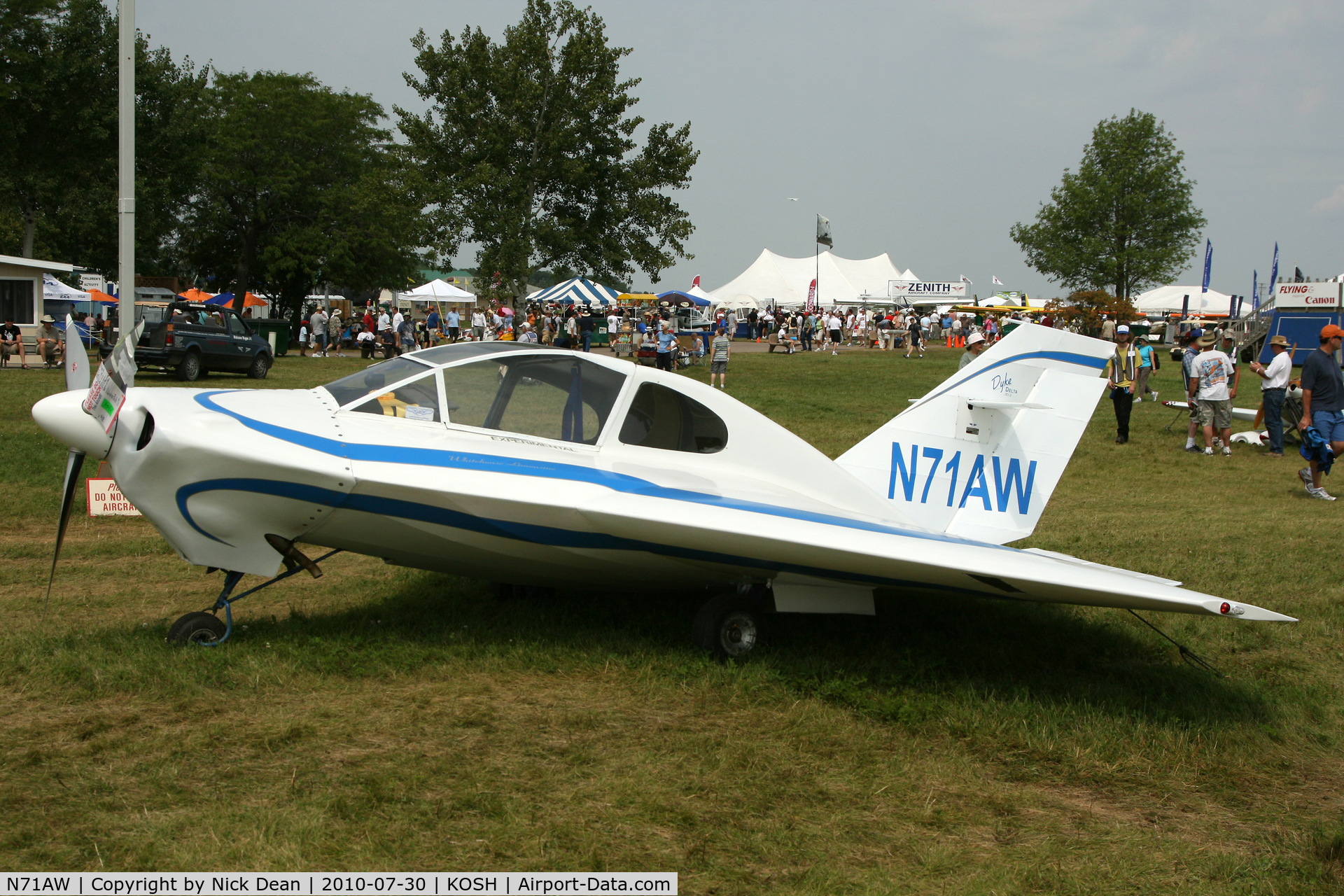 N71AW, 2010 Dyke JD-2 Delta C/N 1123, KOSH