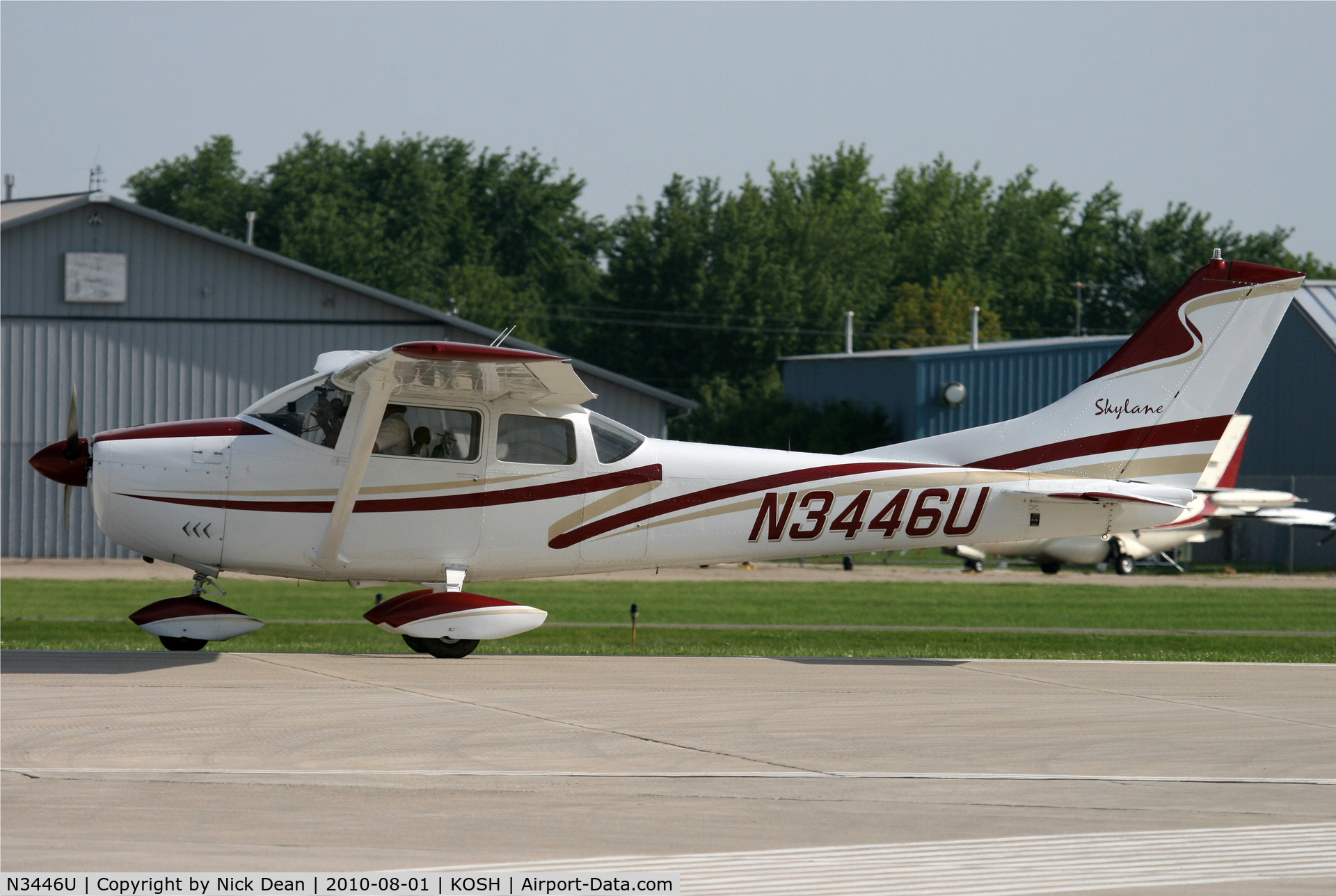 N3446U, 1963 Cessna 182F Skylane C/N 18254846, KOSH