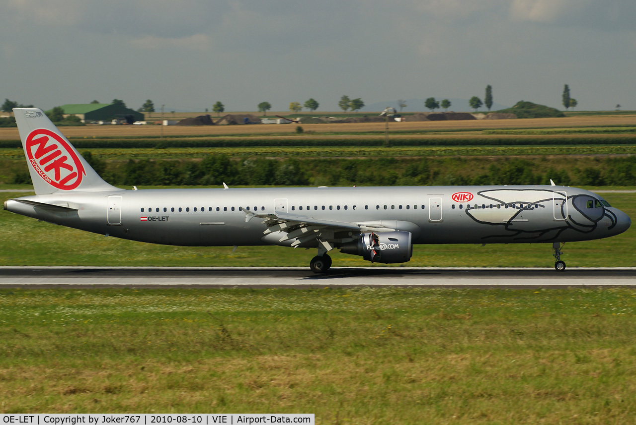OE-LET, 2009 Airbus A321-211 C/N 3830, NIKI