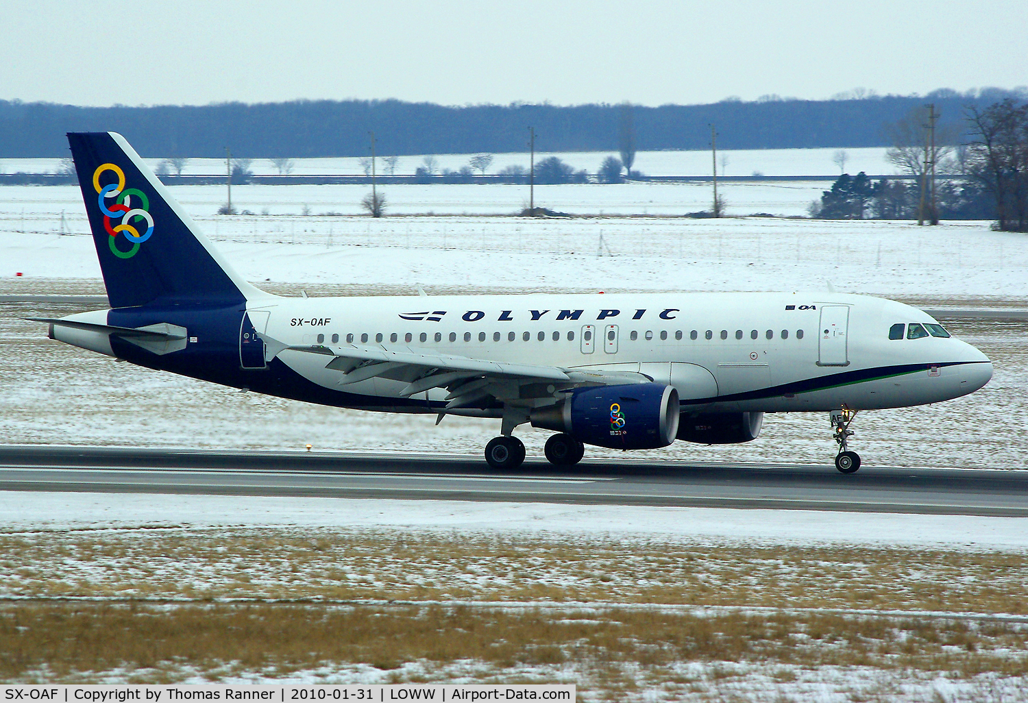 SX-OAF, 2009 Airbus A319-112 C/N 3895, Olympic Airbus 319