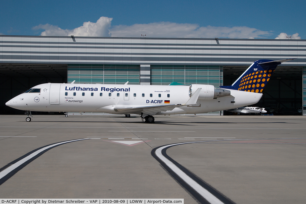D-ACRF, 2002 Bombardier CRJ-200ER (CL-600-2B19) C/N 7619, Eurowings Regionaljet in Lufthansa Regional colors