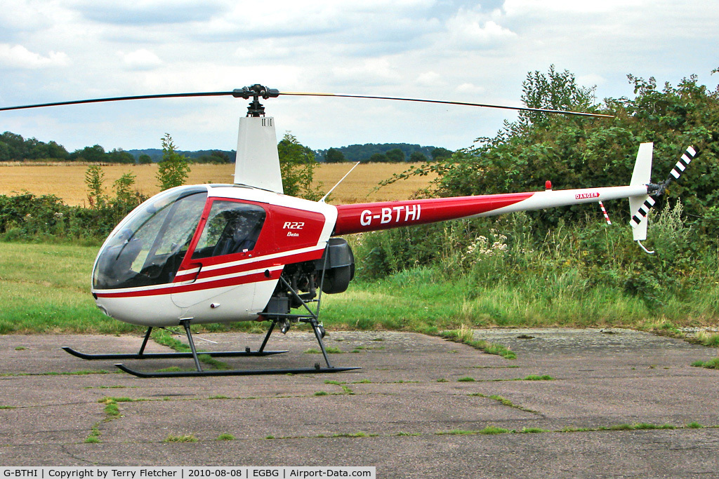 G-BTHI, 1991 Robinson R22 Beta C/N 1732, 1991 Robinson Helicopter Co Inc ROBINSON R22 BETA, c/n: 1732 at Leicester