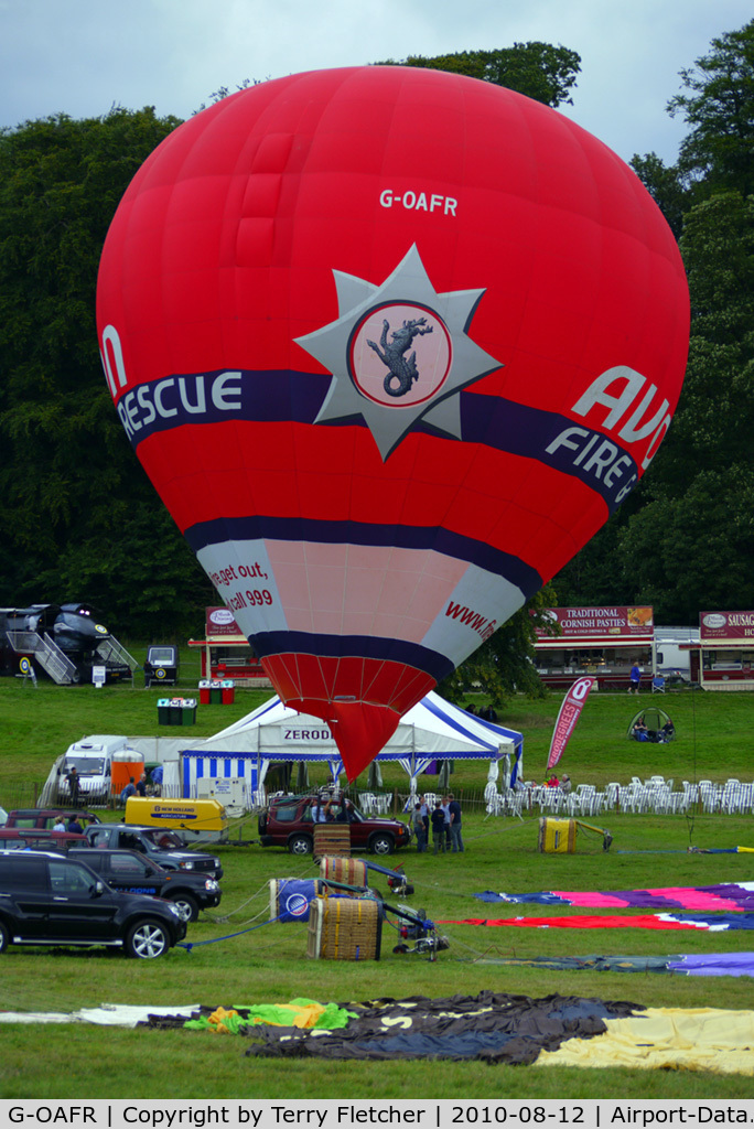 G-OAFR, 2007 Cameron Balloons Z-105 C/N 11018, 2007 Cameron Balloons Ltd CAMERON Z-105, c/n: 11018 at 2010 Bristol Balloon Fiesta