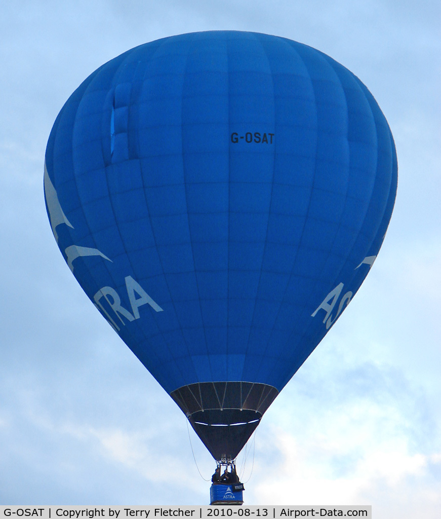 G-OSAT, 2004 Cameron Balloons Z-105 C/N 10564, 2004 Cameron Balloons Ltd CAMERON Z-105, c/n: 10564 at 2010 Bristol Baloon Fiesta