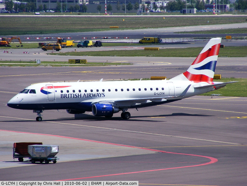 G-LCYH, 2009 Embraer 170STD (ERJ-170-100STD) C/N 17000302, British Airways operated by Cityflyer Express