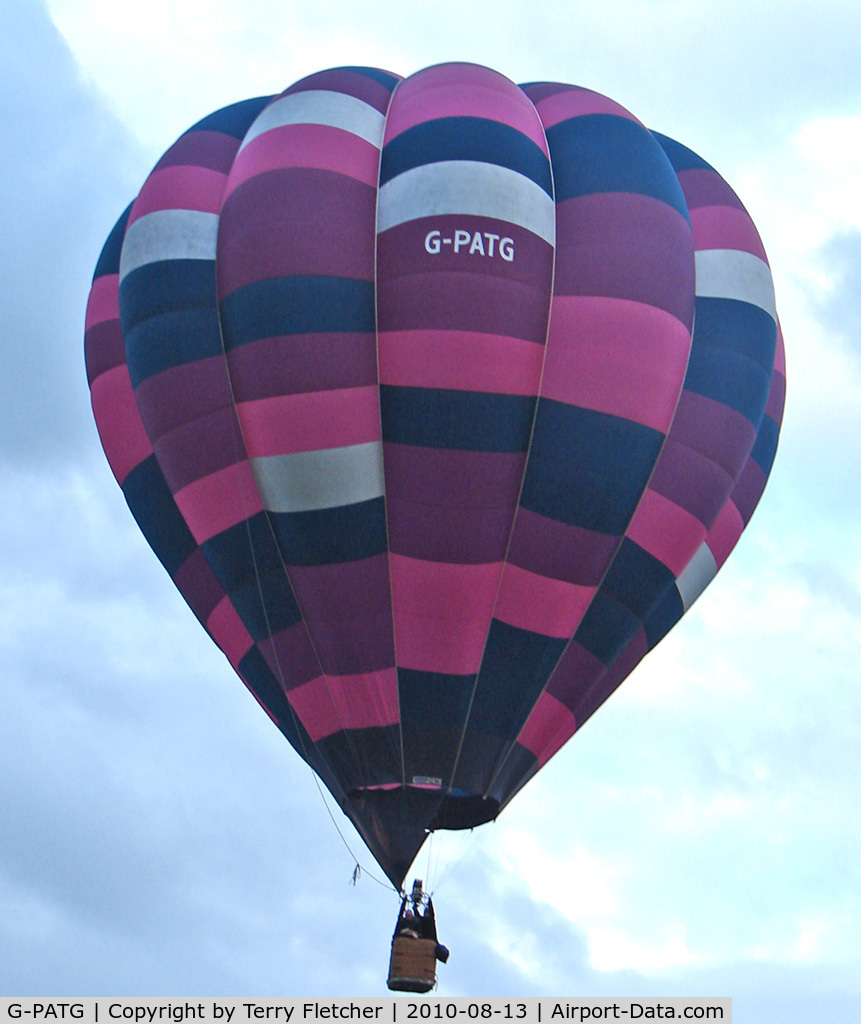 G-PATG, 1996 Cameron Balloons O-90 C/N 3856, 1996 Cameron Balloons Ltd CAMERON O-90, c/n: 3856 at 2010 Bristol Balloon Fiesta