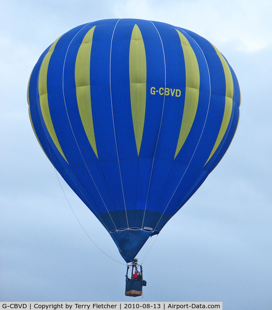 G-CBVD, 2002 Cameron Balloons C-60 C/N 10338, 2002 Cameron Balloons Ltd CAMERON C-60, c/n: 10338 at 2010 Bristol Balloon Fiesta