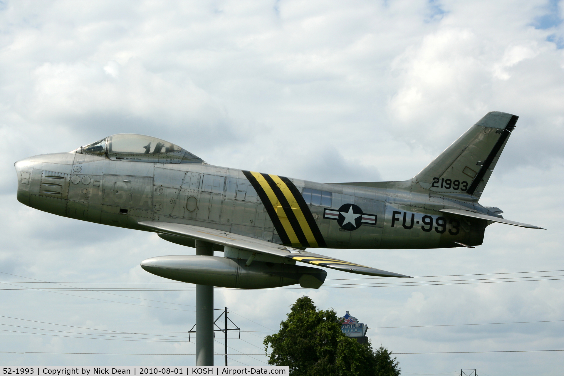 52-1993, 1952 North American F-86H Sabre C/N 187-19, KOSH C/N 187-19