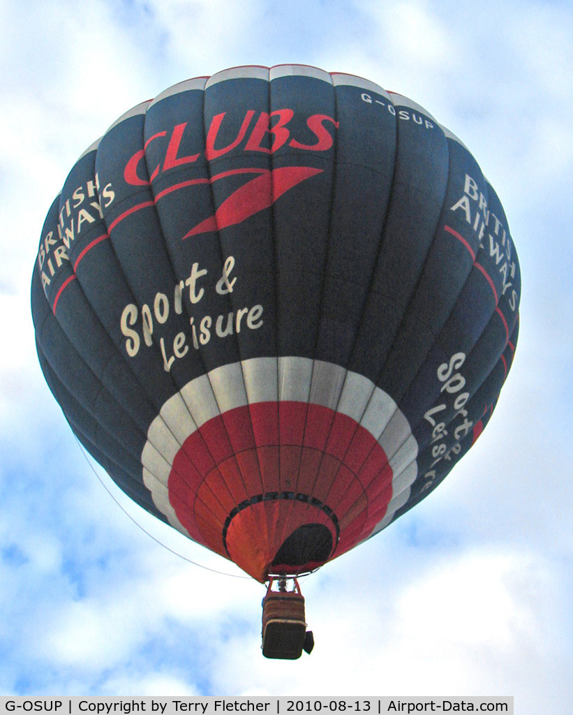G-OSUP, 1994 Lindstrand Balloons LBL 90A C/N 098, 1994 Lindstrand Balloons Ltd LBL 90A, c/n: 098 at 2010 Bristol Balloon Fiesta