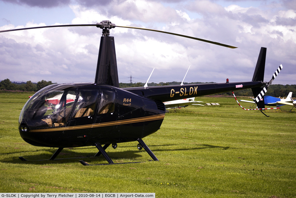 G-SLOK, 2005 Robinson R44 Raven II C/N 10752, 2005 Robinson Helicopter Co Inc ROBINSON R44 II, c/n: 10752 at Barton Manchester