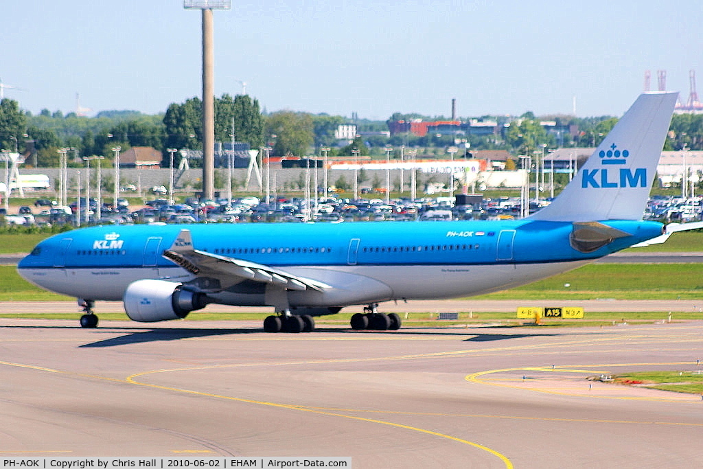 PH-AOK, 2007 Airbus A330-203 C/N 834, KLM Royal Dutch Airlines