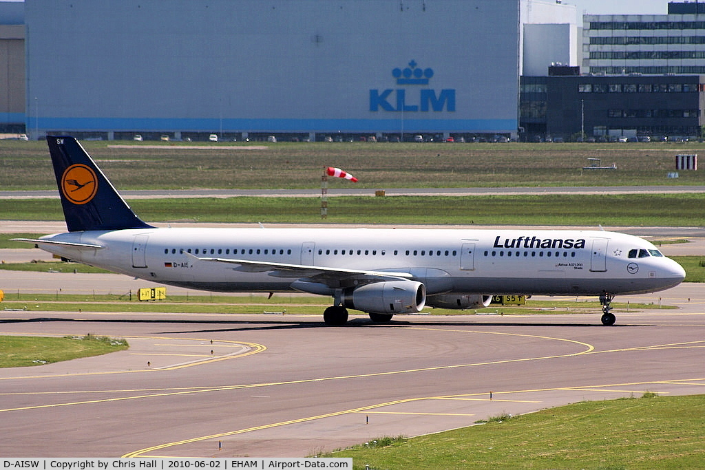 D-AISW, 2009 Airbus A321-231 C/N 4087, Lufthansa