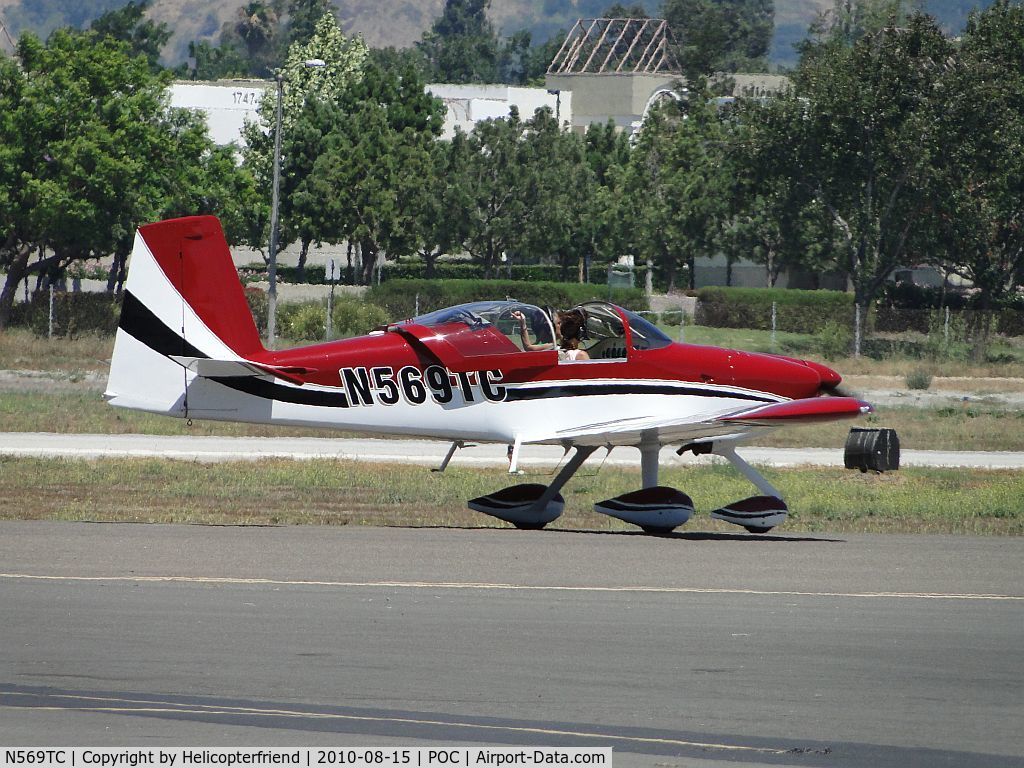 N569TC, Vans RV-7A C/N 71971, Taxiing to runway 26L for take off