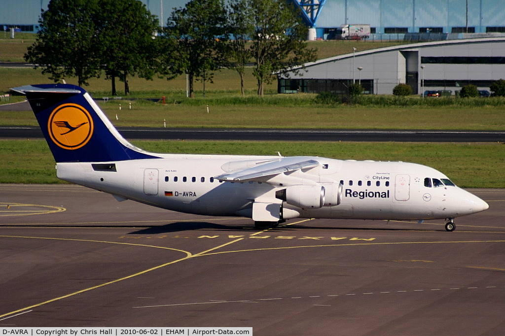 D-AVRA, 1994 British Aerospace Avro 146-RJ85 C/N E.2256, Lufthansa CityLine