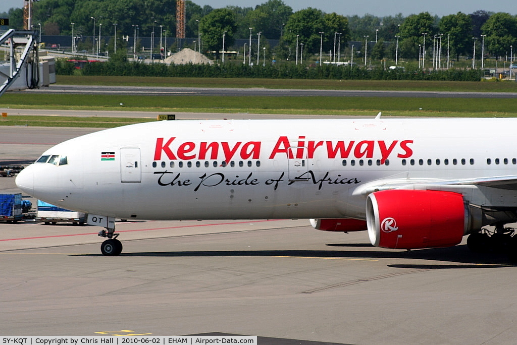 5Y-KQT, 2005 Boeing 777-2U8/ER C/N 33682, Kenya Airways