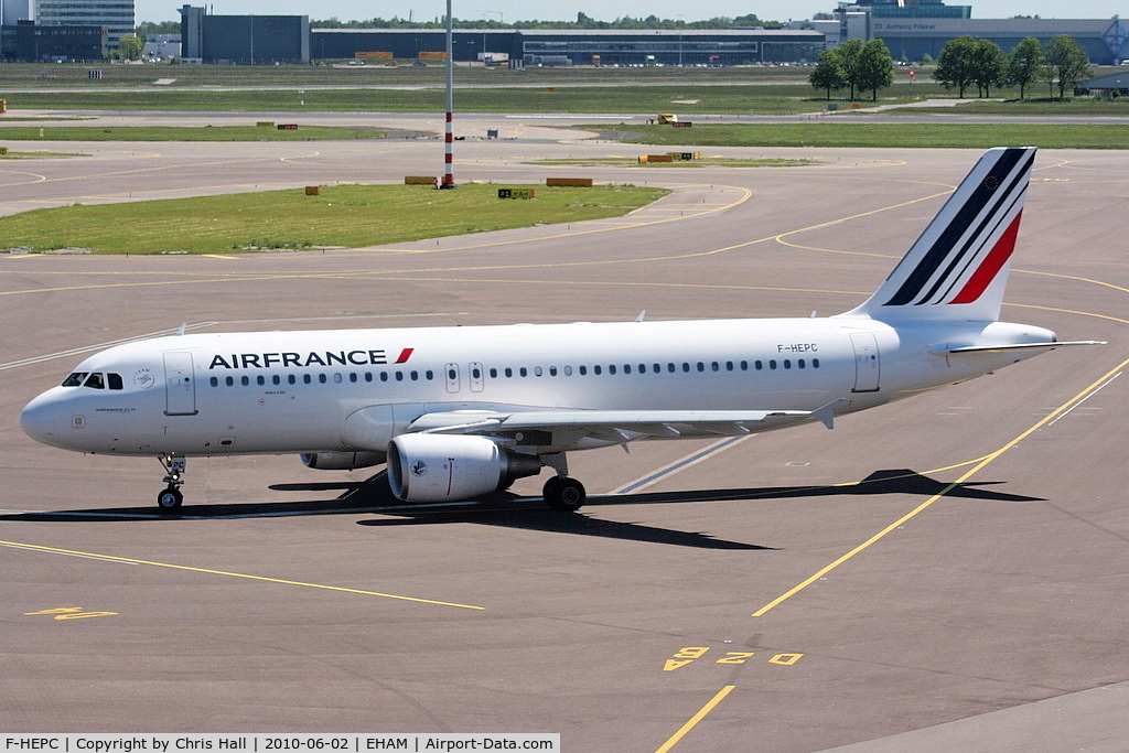 F-HEPC, 2010 Airbus A320-214 C/N 4267, Air France Airbus A-320-214