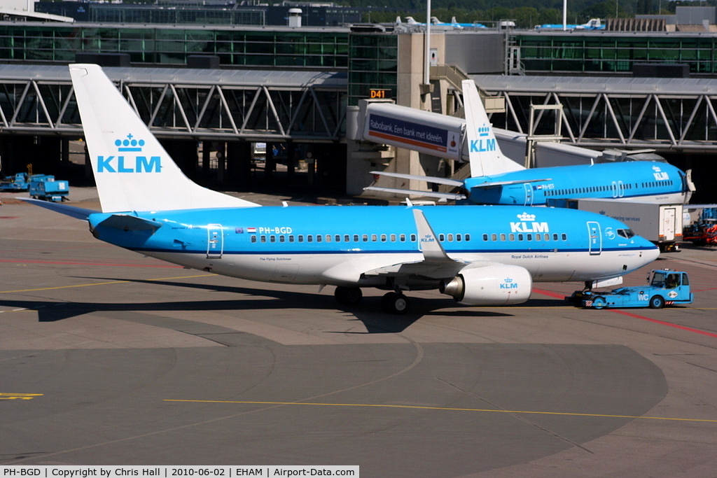 PH-BGD, 2008 Boeing 737-7K2 C/N 30366, KLM Royal Dutch Airlines