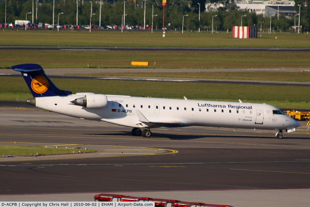 D-ACPB, 2001 Canadair CRJ-701ER (CL-600-2C10) Regional Jet C/N 10013, Lufthansa CityLine