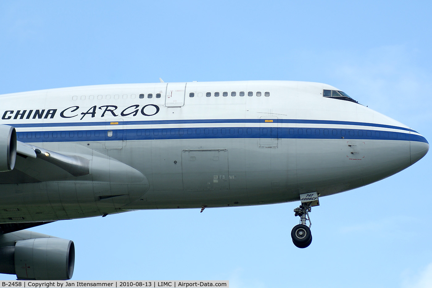 B-2458, 1990 Boeing 747-4J6/BCF C/N 24347, Air China Cargo @ Malpensa