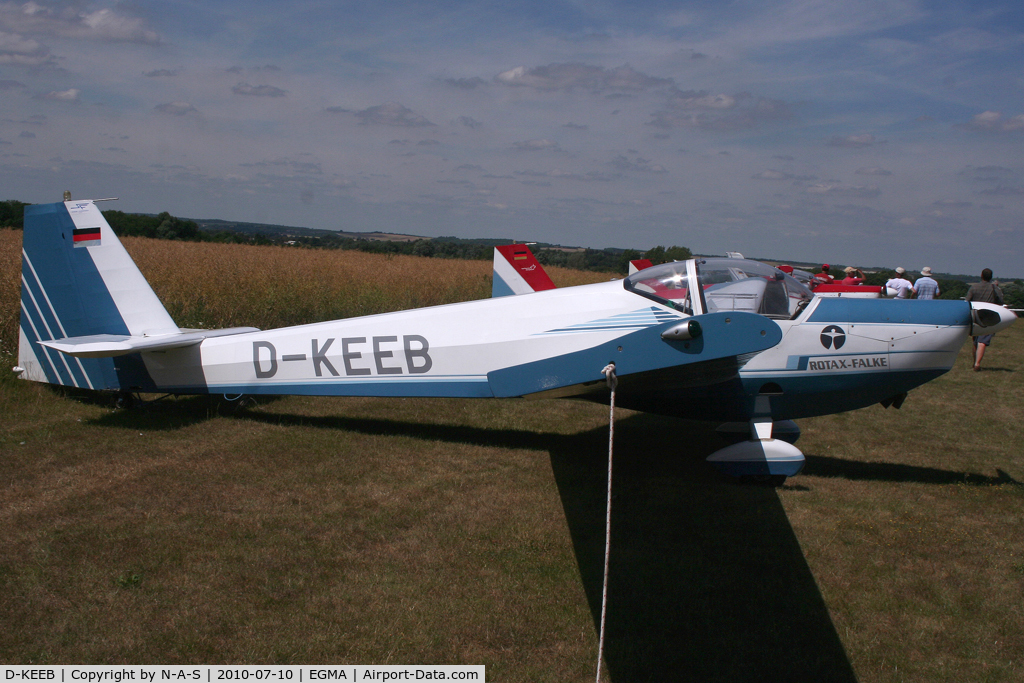 D-KEEB, Scheibe SF-25C Rotax-Falke C/N 44535, Visiting for Flying Legends