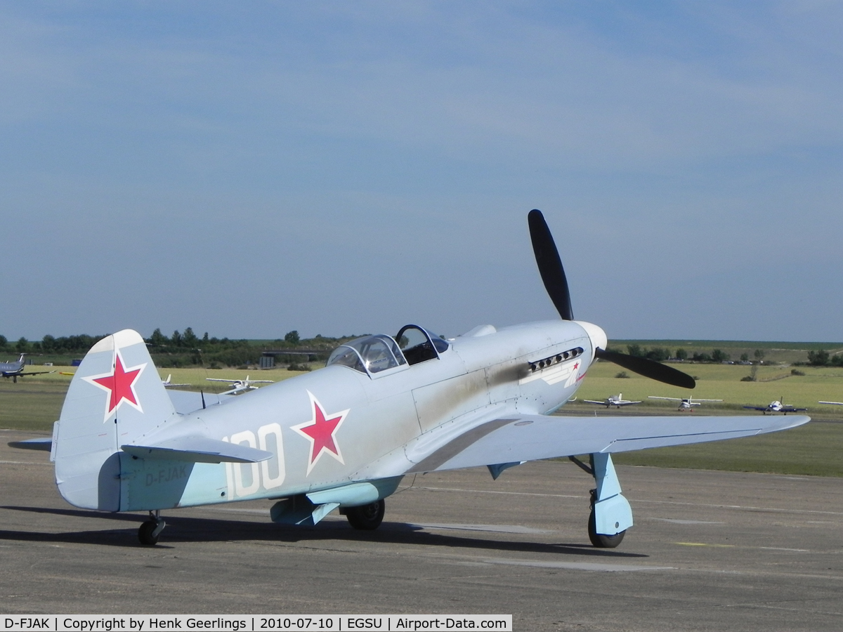 D-FJAK, 1996 Yakovlev Yak-3UA C/N 0470107, Flying Legends Air Show 2010 Duxford