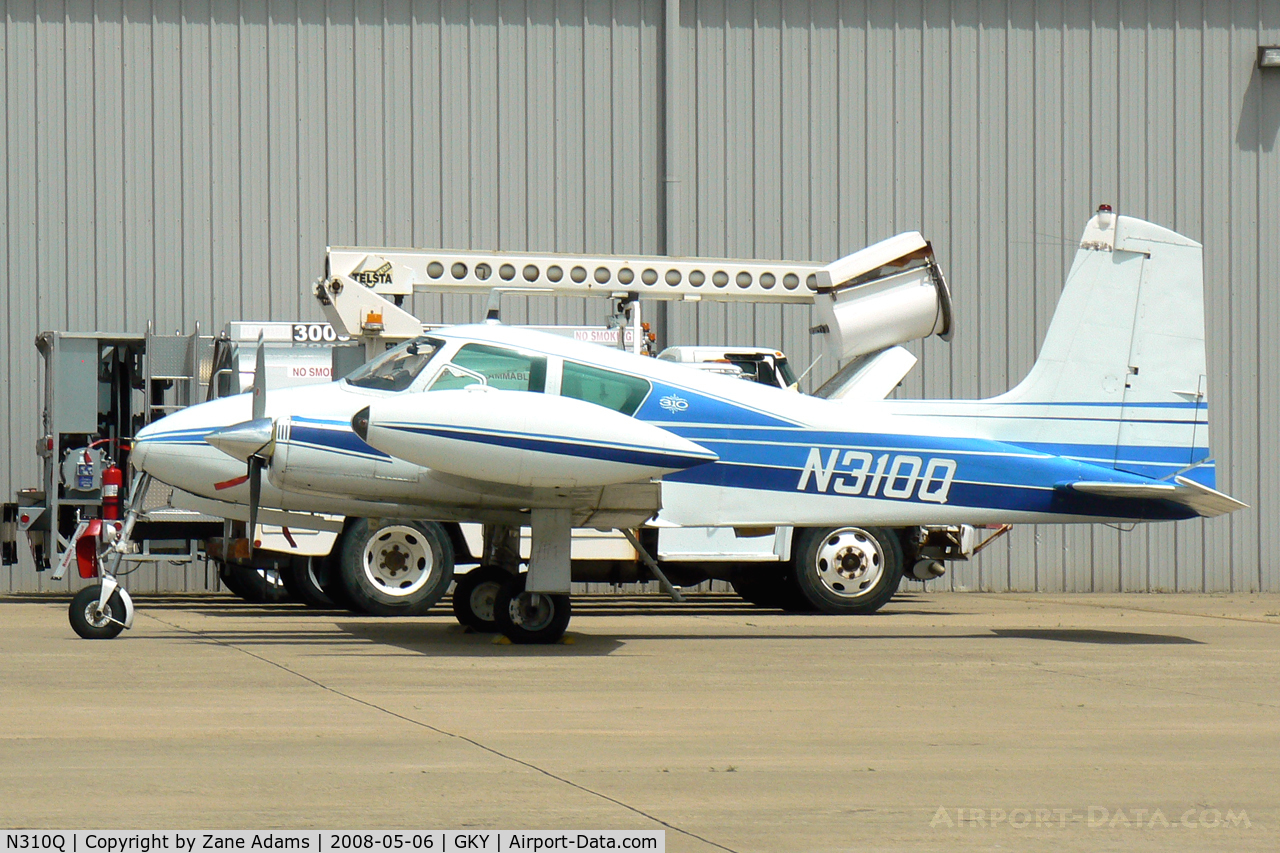 N310Q, 1958 Cessna 310B C/N 35757, At Arlington Municipal Airport, TX