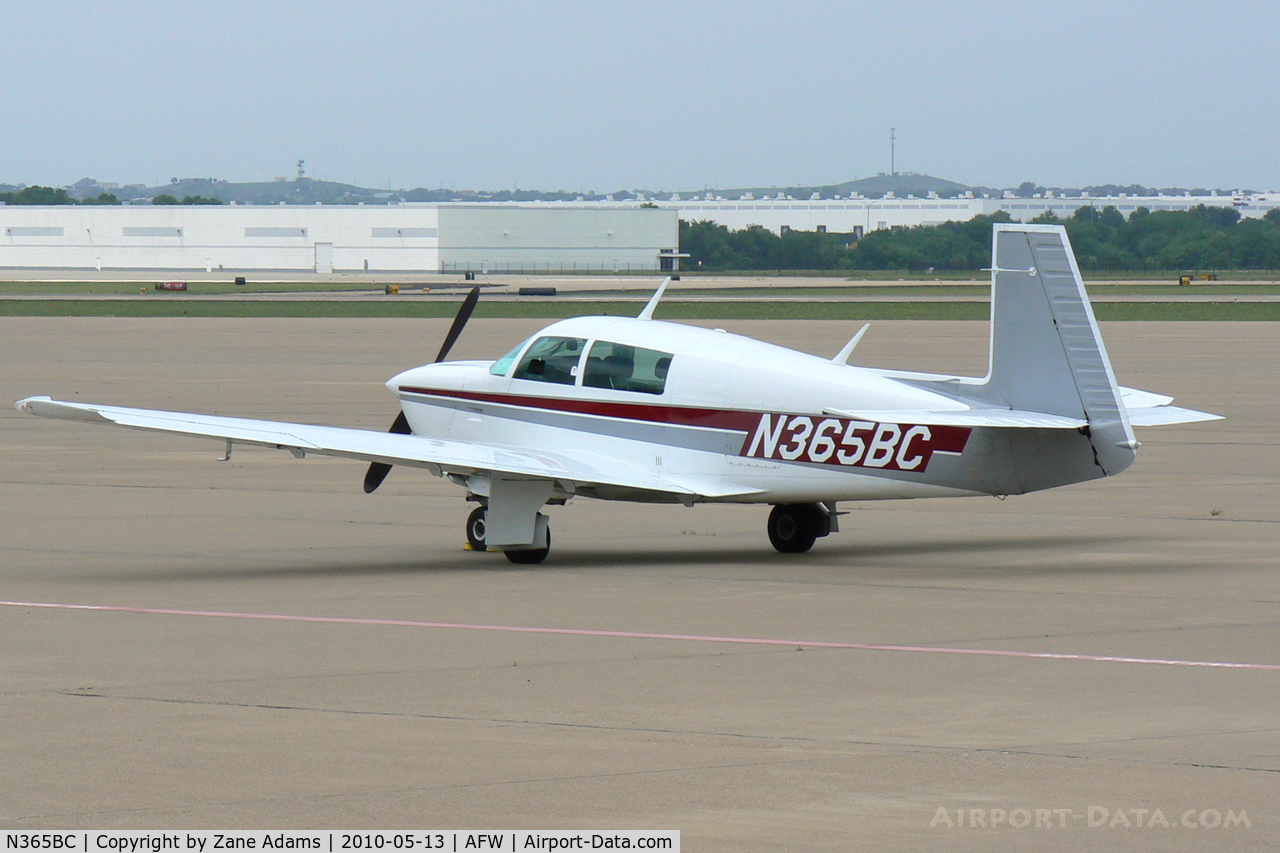 N365BC, Mooney M20J 201 C/N 24-1213, At Alliance Airport - Fort Worth, TX
