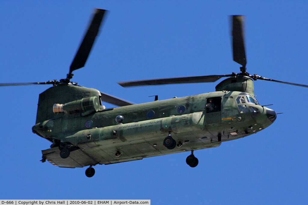 D-666, 1976 Boeing CH-47D Chinook C/N M.3666/NL-006, Royal Netherlands Air Force