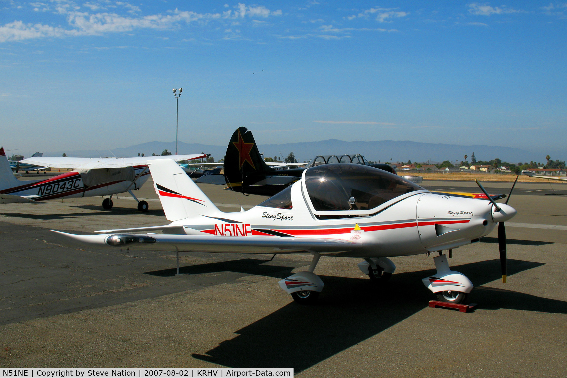 N51NE, 2007 TL Ultralight TL-2000 Sting Sport C/N TLUSA154, 2007 Tl Ultralight Sro STINGSPORT shortly after delivery to Light Sport Airplanes West, Salinas, CA (now N161MZ)