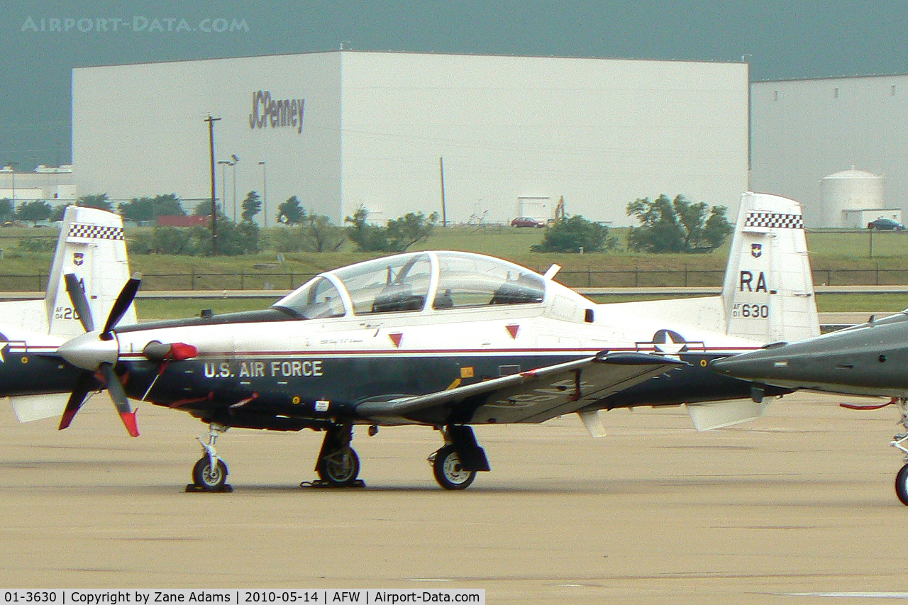 01-3630, 2001 Raytheon T-6A Texan II C/N PT-165, At Alliance Airport, Fort Worth, TX