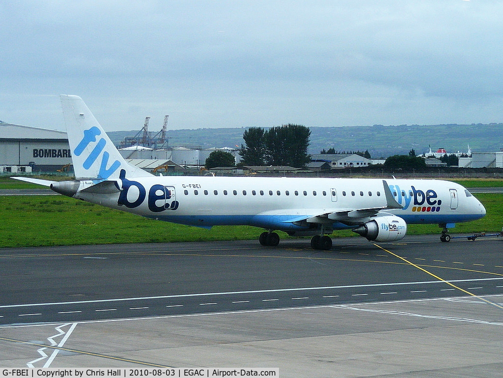 G-FBEI, 2007 Embraer 195LR (ERJ-190-200LR) C/N 19000143, flybe