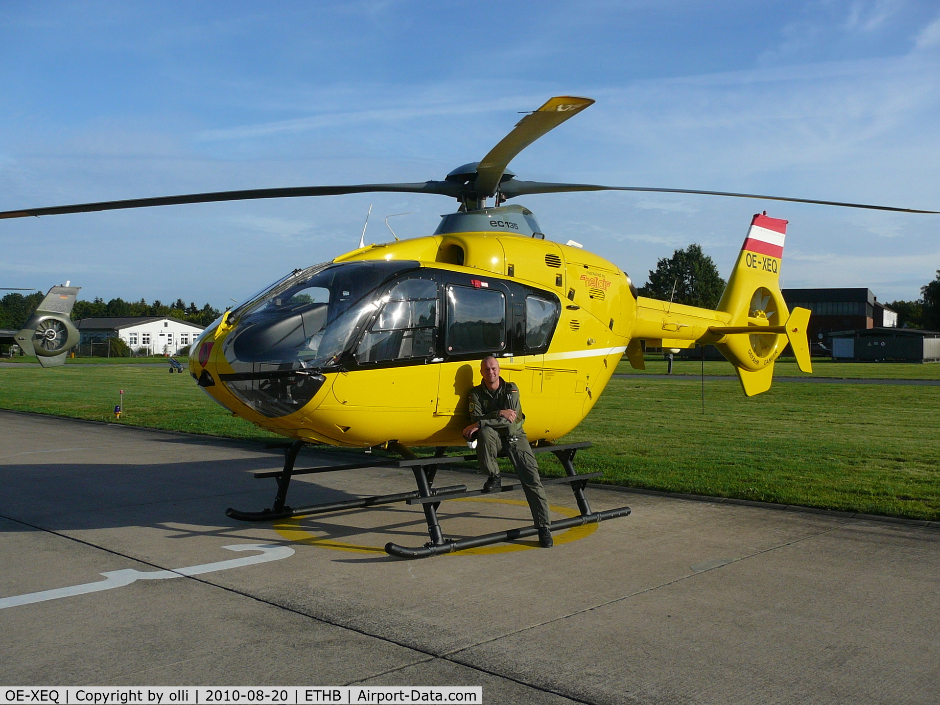OE-XEQ, 2002 Eurocopter EC-135T-2 C/N 0220, T2+ during training switch course at bückeburg
