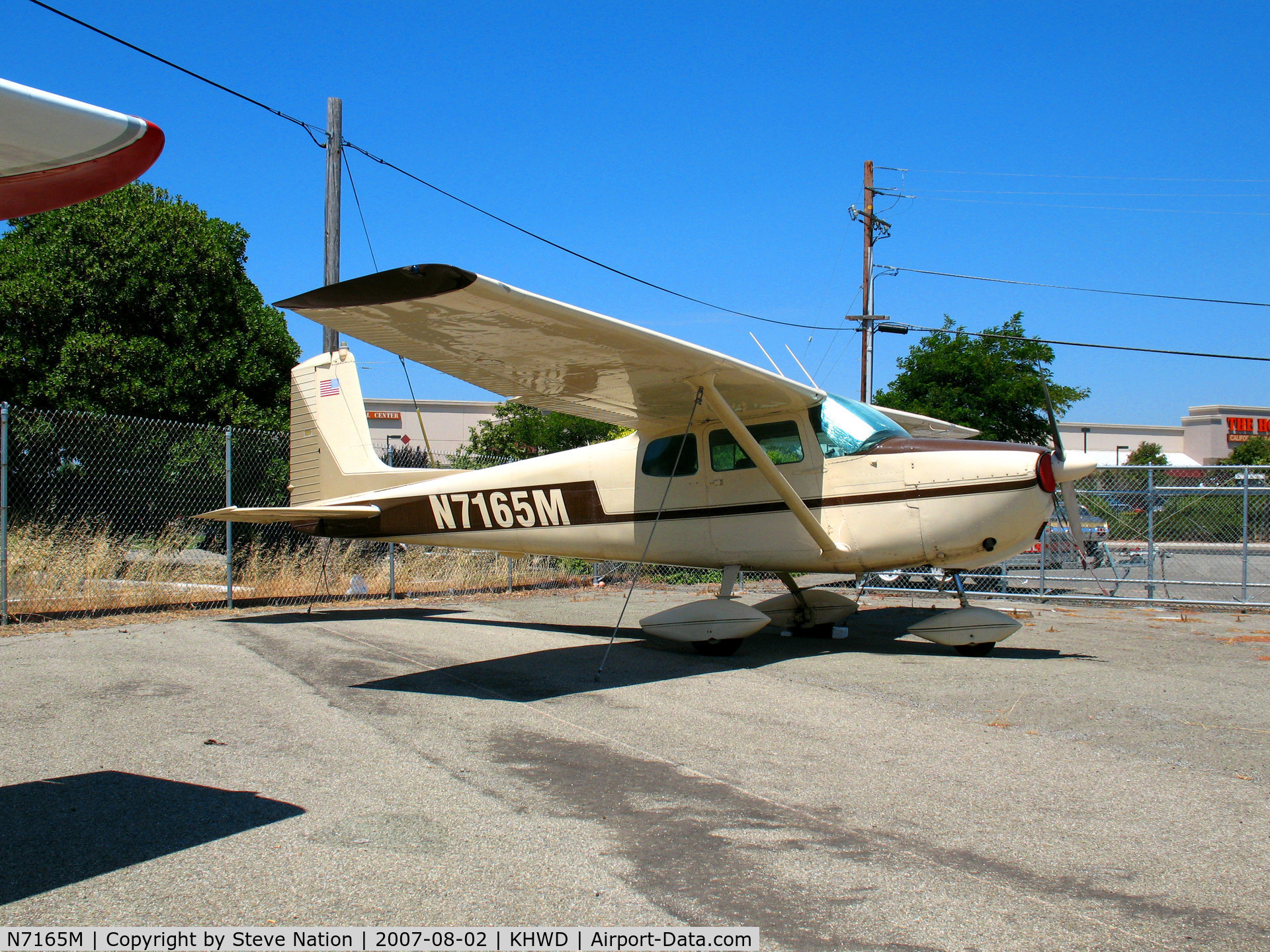 N7165M, 1958 Cessna 175 Skylark C/N 55465, Straight-tail 1958 Cessna 172 for sale at Hayward, CA (now based in Sandpoint, ID)