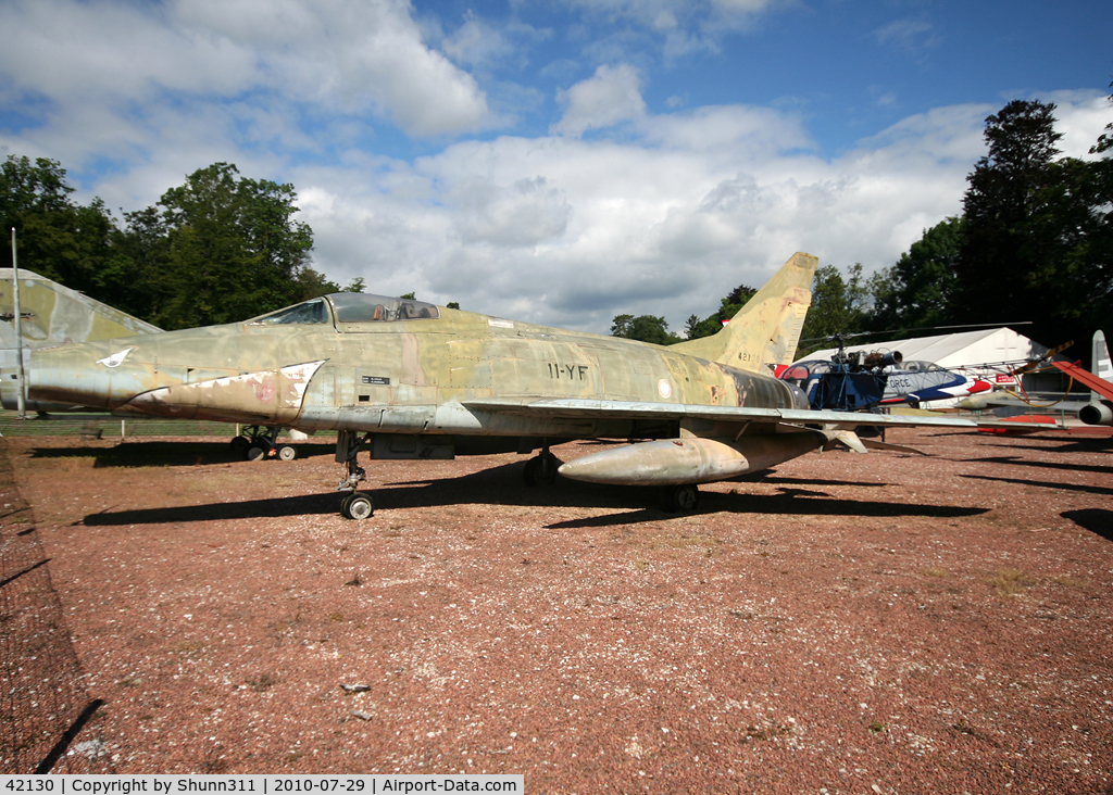 42130, 1954 North American F-100D Super Sabre C/N 223-10, S/n 223-10 - French Air Force F-100D preserved inside Savigny-les-Beaune Museum...