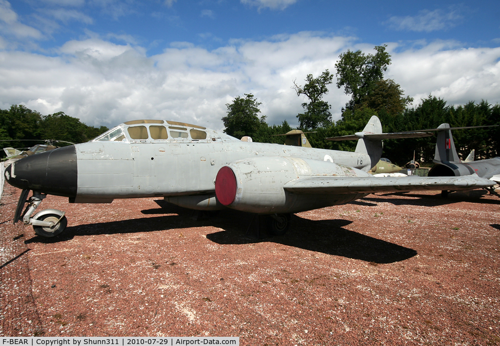 F-BEAR, Gloster Meteor T.7 C/N G-7133, French Air Force Gloster Meteor T.7 preserved inside Savigny-les-Beaune Museum...