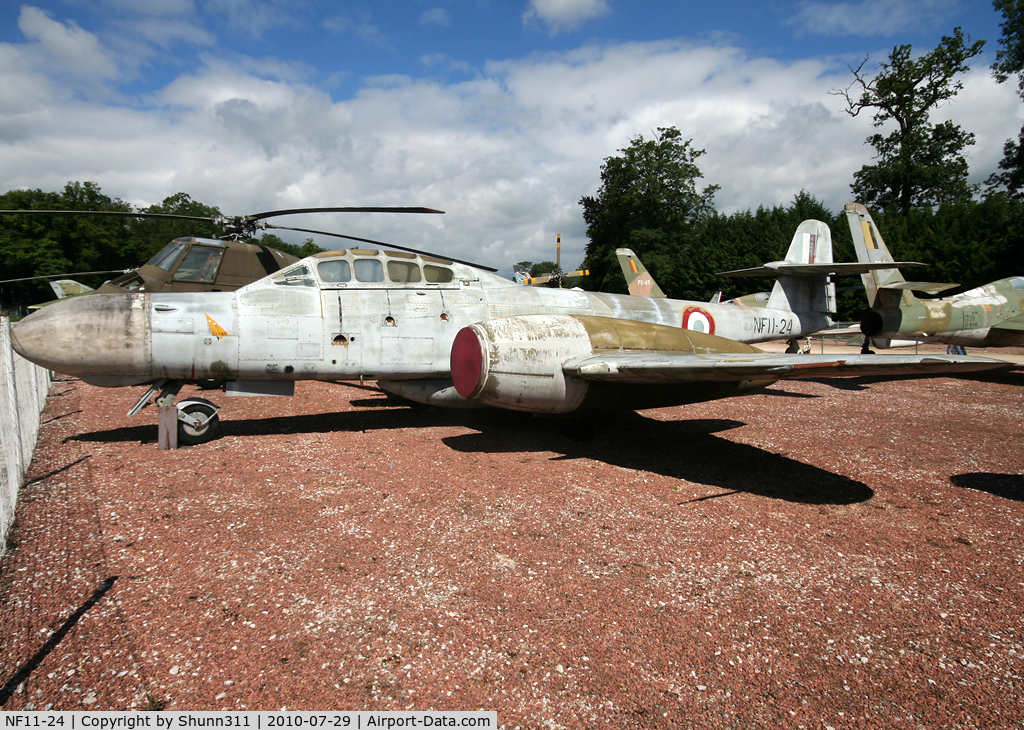 NF11-24, Gloster Meteor NF.11 C/N Not found NF11-24, French Air Force Gloster Meteor NF11 preserved inside Savigny-les-Beaune Museum...