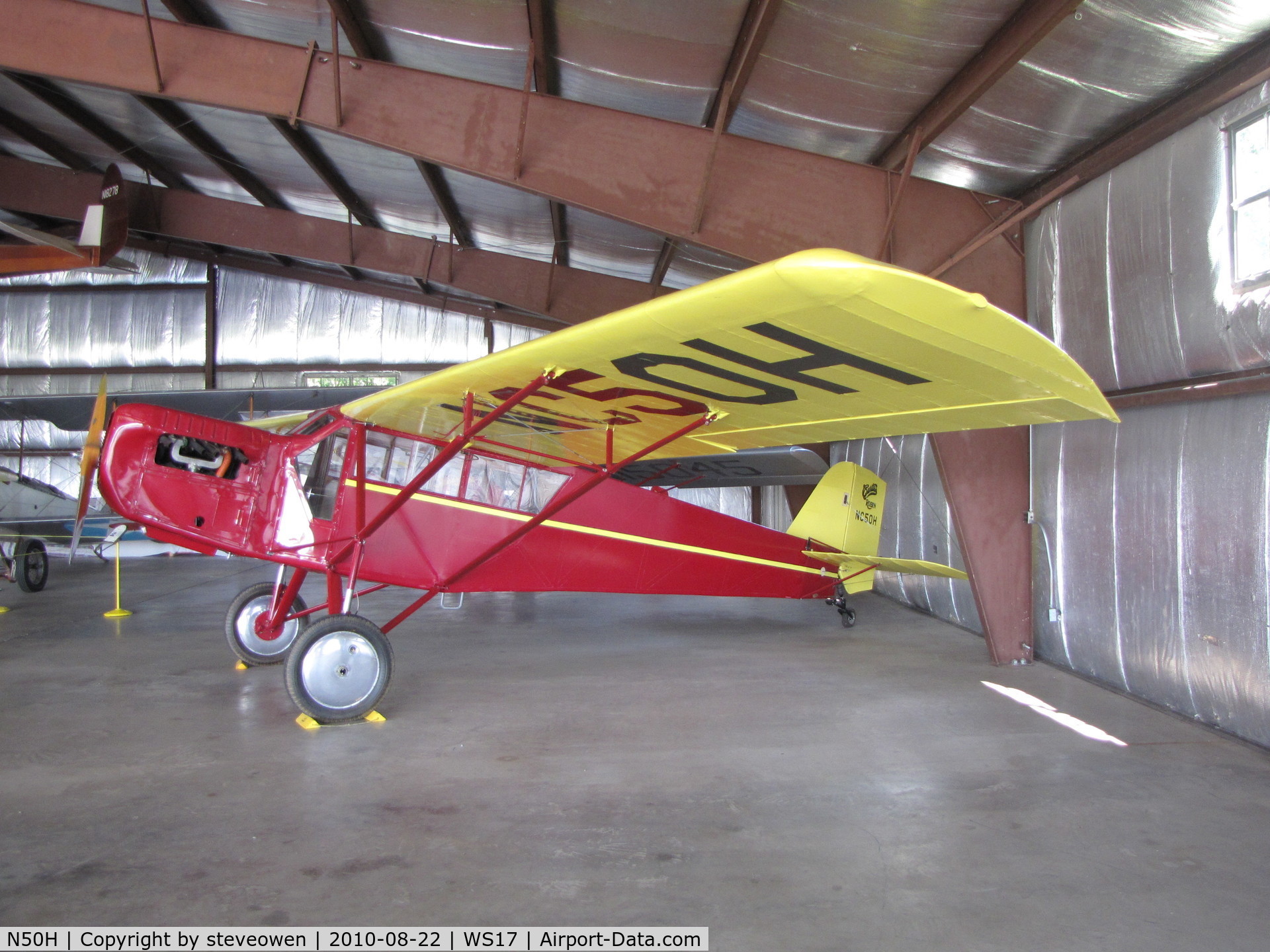 N50H, 1929 Curtiss-Wright Robin C/N 403, @ Pioneer Airport EAA Oshkosh WI USA