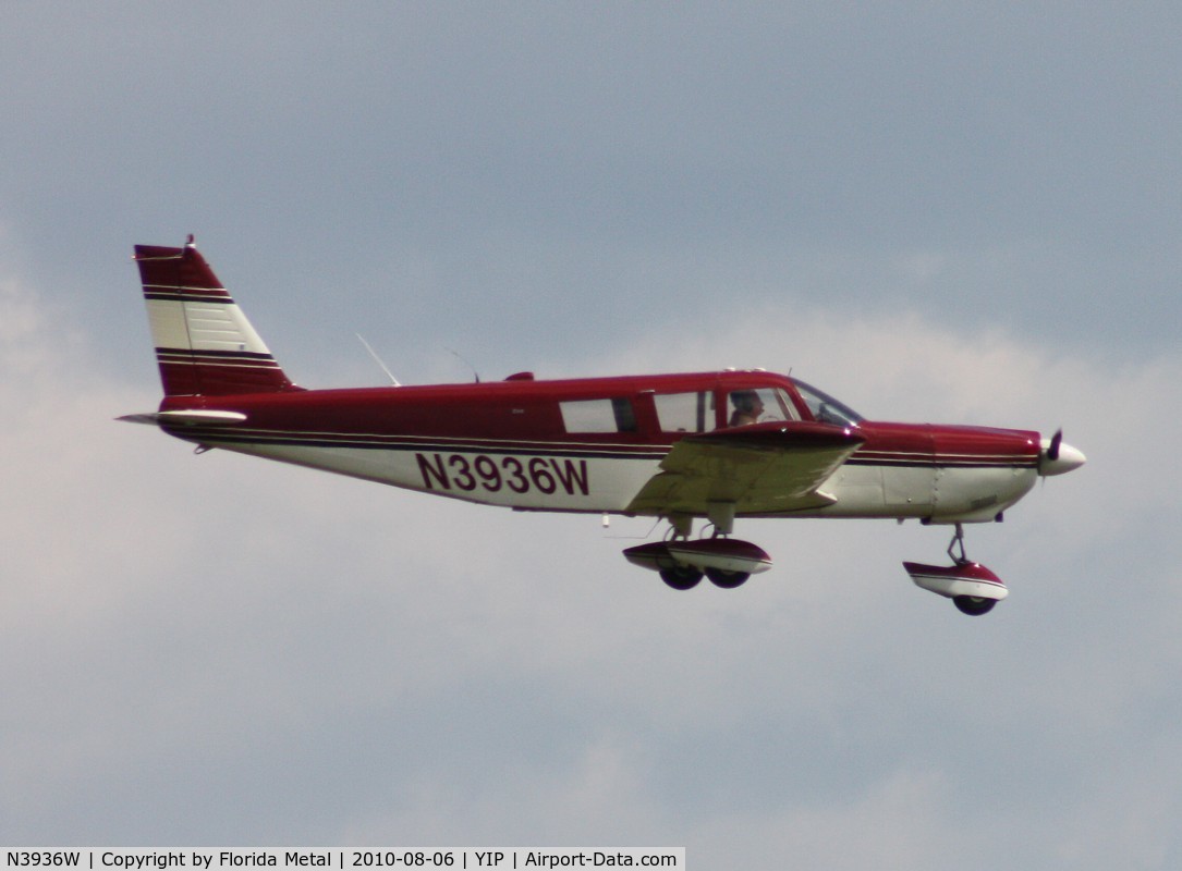 N3936W, 1967 Piper PA-32-260 Cherokee Six C/N 32-928, Piper PA-32-260