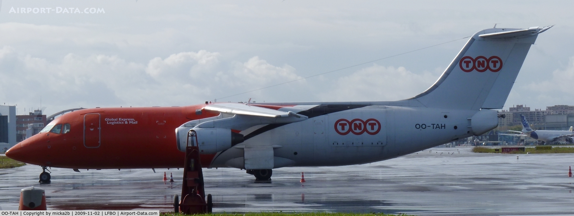 OO-TAH, 1990 British Aerospace BAe.146-300 C/N E3168, Parked.
