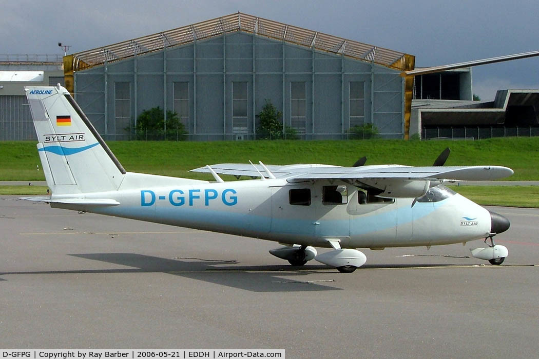 D-GFPG, Partenavia P-68B C/N 170, Partenavia P.68B Victor [170] Hamburg-Fulhsbuettel~D 21/05/2006