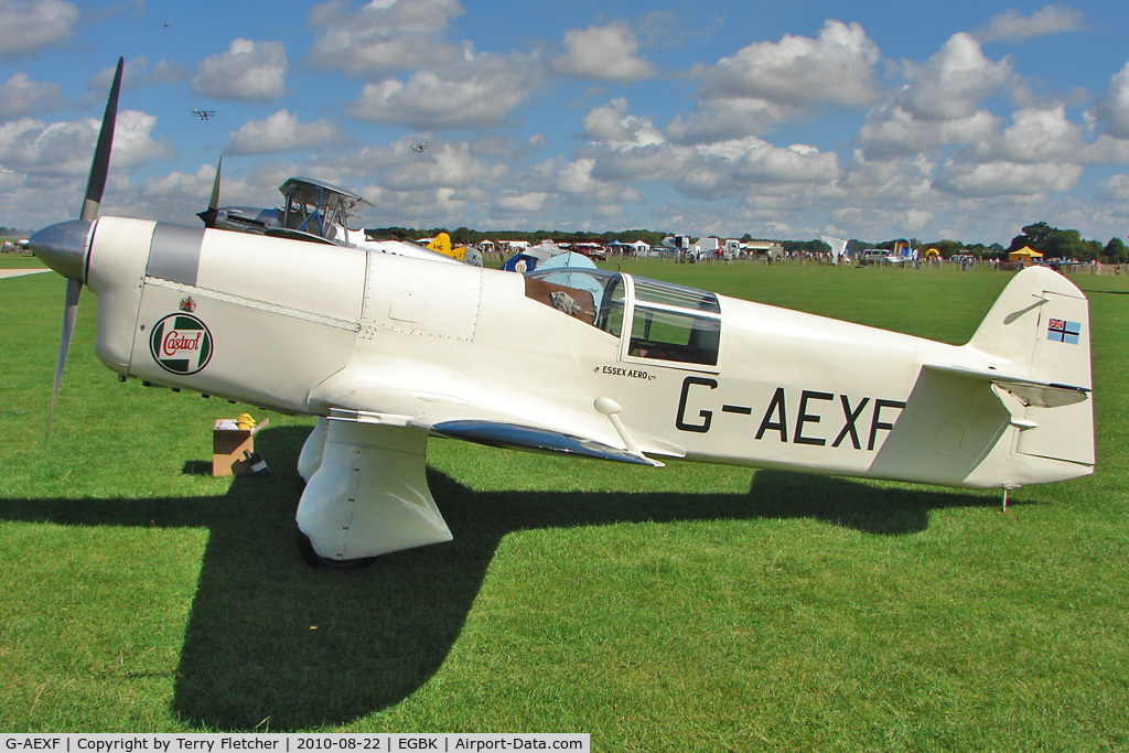 G-AEXF, 1936 Percival E-2H Mew Gull C/N E22, 1936 Percival Aircraft Co Ltd PERCIVAL MEW GULL, c/n: E22 at the 2010 Sywell Airshow