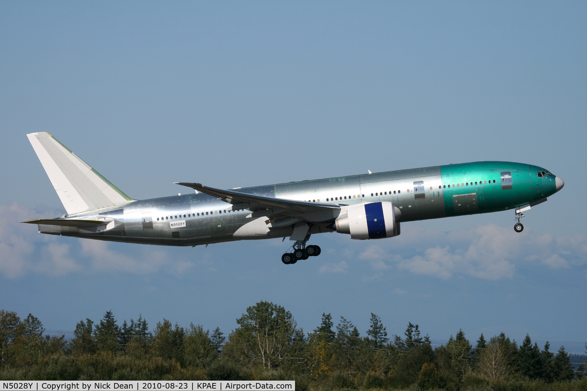 N5028Y, 2010 Boeing 777-2KQ/LR C/N 40753, KPAE Boeing 96 Boeing 777 BBJ will become VP-CAL